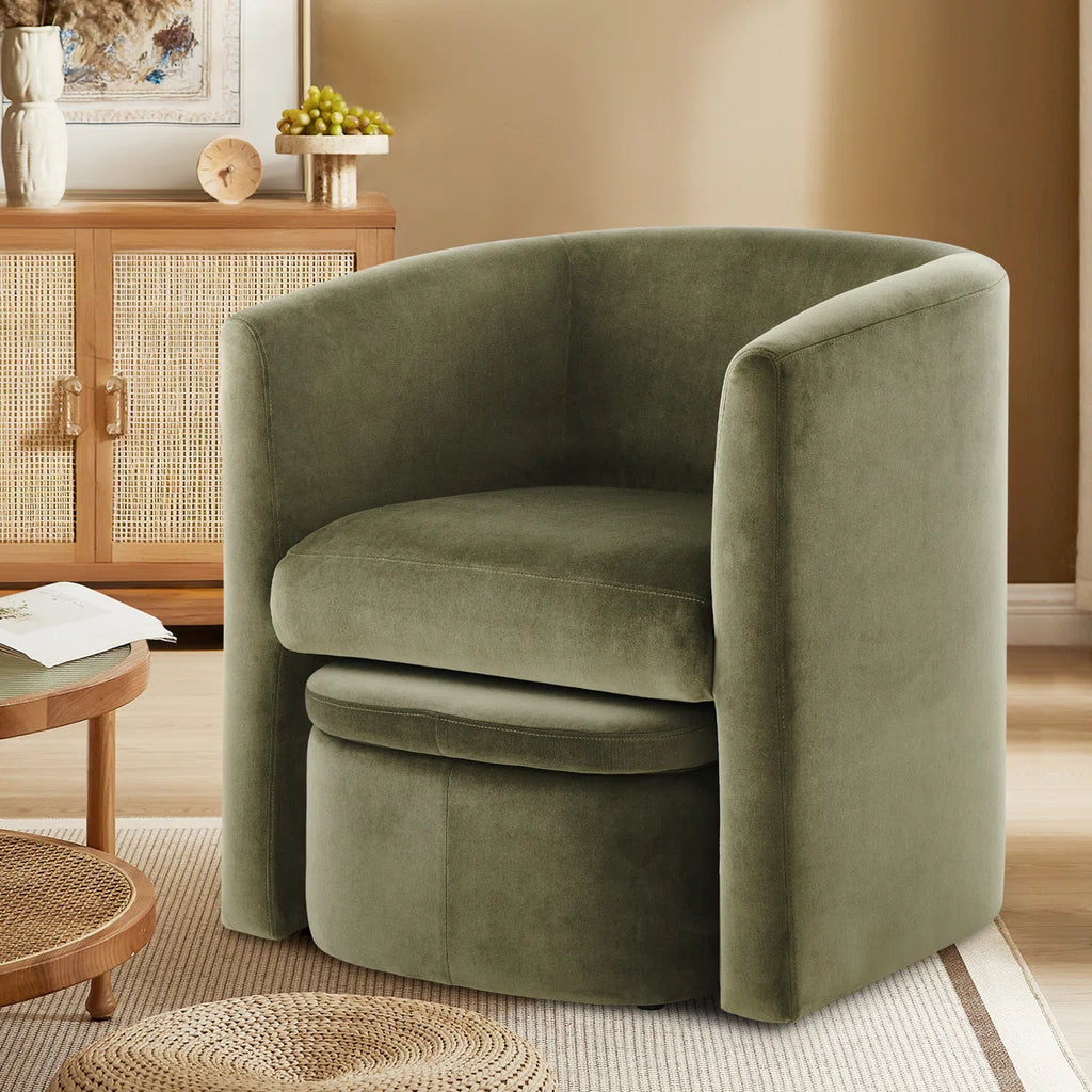 Emi Braedin Accent Chair with Ottoman