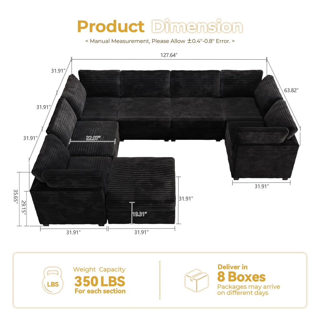 Mika Kustas Sleeper Sectional