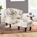 Rin Pamplona Barrel Chair + Ottoman