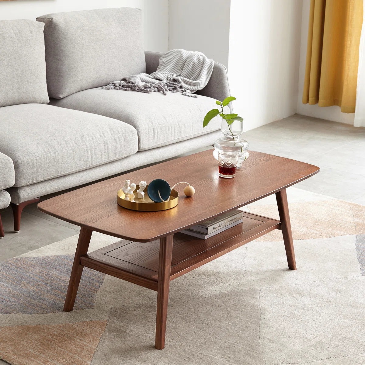 Hinoki Solid Wood Coffee Table